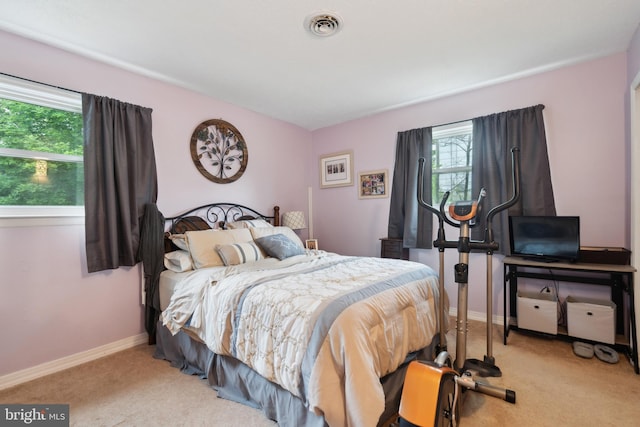 318 Spring Lake Blvd, Browns Mills, NJ 08015 - bedroom with light colored carpet and baseboards
