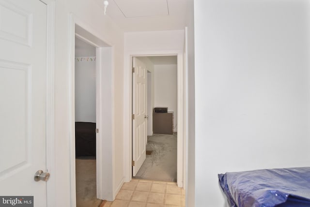 bedroom featuring light colored carpet