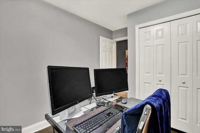 3202 Nash Rd, Reading, PA 19608 - office area featuring baseboards