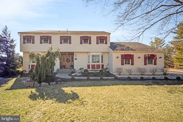 183 Firecreek Rd, Newtown, PA 18940 - colonial-style house featuring a front yard