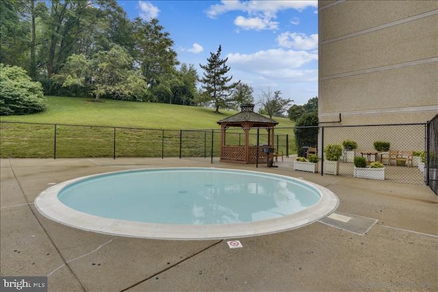 6300 Stevenson Ave Unit 523, Alexandria, VA 22304 - view of pool featuring a gazebo