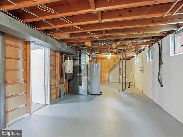 230 Allison Ave, Winchester, VA 22601 - basement with gas water heater