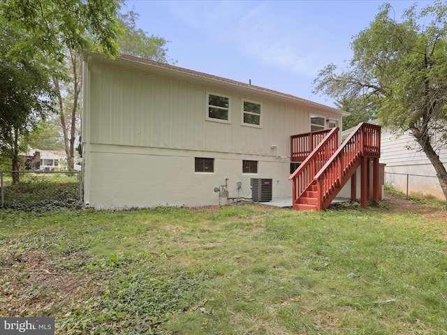 230 Allison Ave, Winchester, VA 22601 - rear view of house featuring stairway and a deck