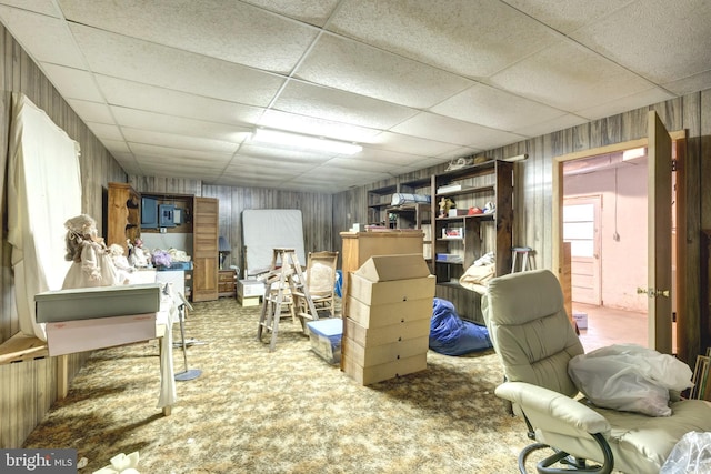 view of storage room