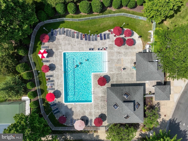 2012 Quay Village Ct Unit 202, Annapolis, MD 21403 - bird's eye view of a pool