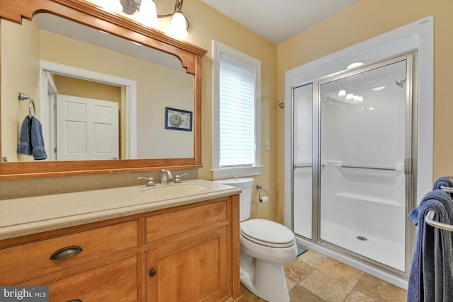 1716 Olmsted Way E, Camp Hill, PA 17011 - full bathroom with a shower stall, vanity, and toilet