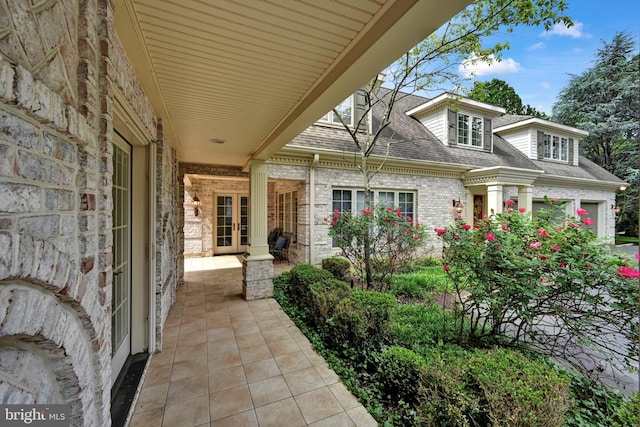 1716 Olmsted Way E, Camp Hill, PA 17011 - view of patio / terrace featuring french doors