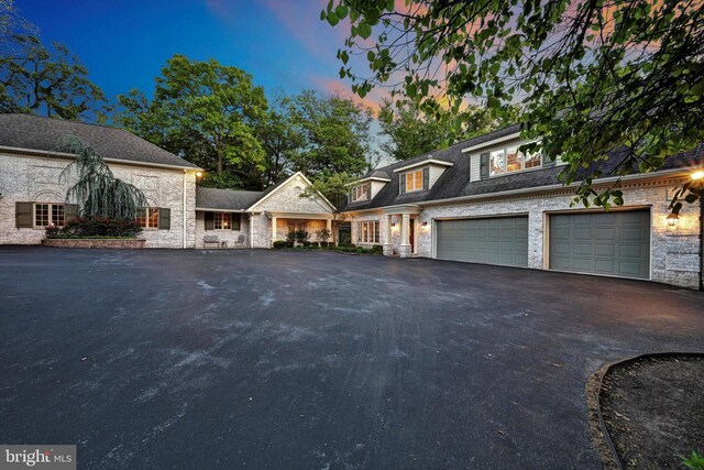 1716 Olmsted Way E, Camp Hill, PA 17011 - view of front of house with asphalt driveway and stone siding