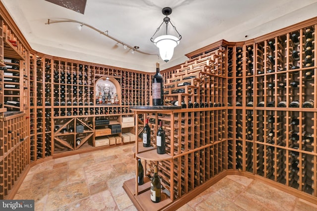 1716 Olmsted Way E, Camp Hill, PA 17011 - wine area with stone tile floors