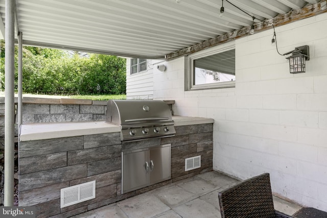1051 Taylor St, State College, PA 16803 - view of patio with area for grilling and exterior kitchen