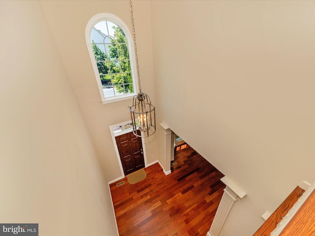 15 Wagon Shed Ln, Middletown, MD 21769 - stairway featuring wood finished floors