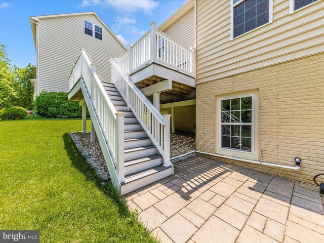15 Wagon Shed Ln, Middletown, MD 21769 - view of patio / terrace with stairway and a wooden deck