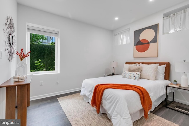 1201 Staples St NE Unit 1, Washington, DC 20002 - bedroom featuring wood finished floors, recessed lighting, and baseboards
