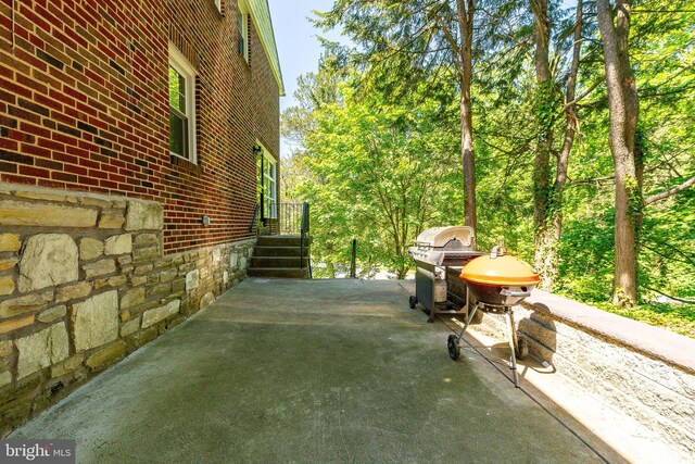 1128 Coventry Rd, Cheltenham, PA 19012 - view of patio / terrace featuring area for grilling