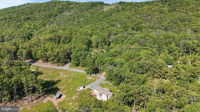 6194 Milo School Rd, Great Cacapon, WV 25422 - bird's eye view of a forest and a mountainous background