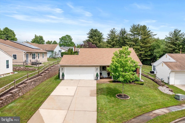 104 Lake View Ct, Columbus, NJ 08022 - view of front of house featuring a garage and concrete driveway