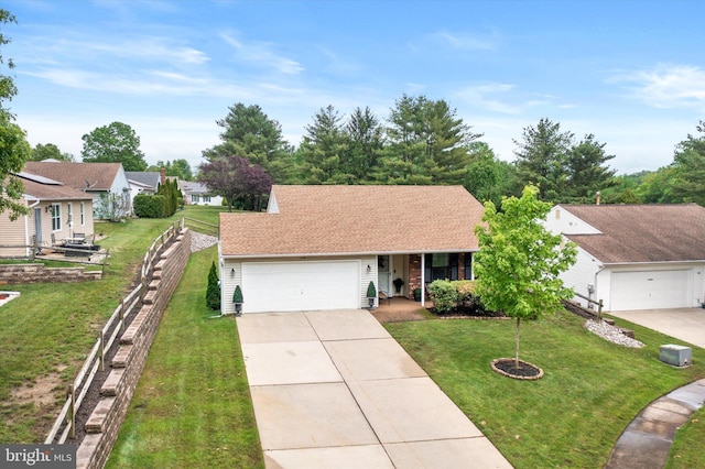 104 Lake View Ct, Columbus, NJ 08022 - view of front facade with driveway, an attached garage, and roof with shingles