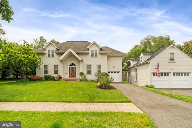 600 Grace St, Herndon, VA 20170 - traditional-style house featuring a front lawn and driveway