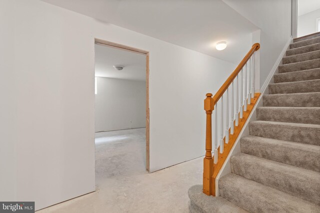 600 Grace St, Herndon, VA 20170 - stairs featuring concrete flooring
