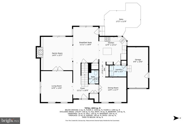 600 Grace St, Herndon, VA 20170 - home floor plan