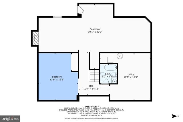 600 Grace St, Herndon, VA 20170 - floor plan / room layout