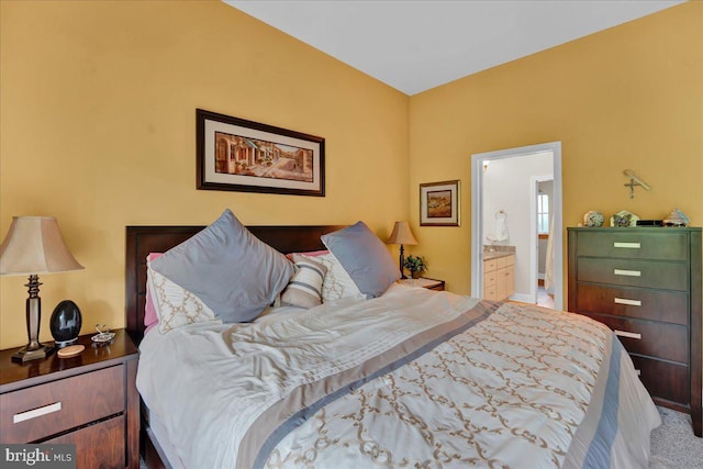 320 Hummingbird Way Unit 302, Lake Harmony, PA 18624 - carpeted bedroom featuring connected bathroom