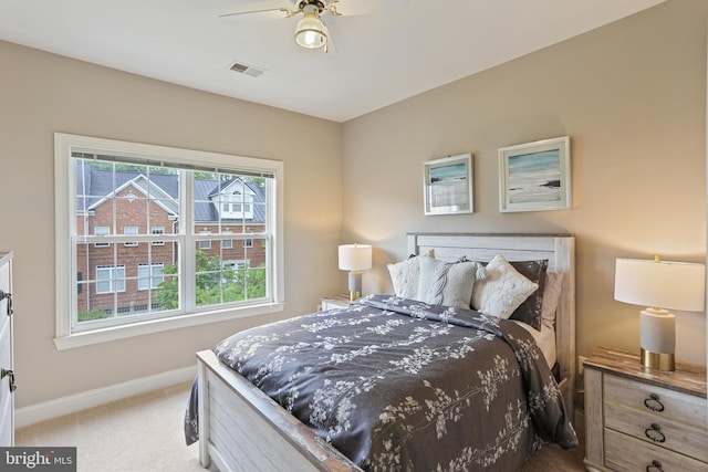2714 Cabernet Ln, Annapolis, MD 21401 - bedroom with carpet flooring, baseboards, and ceiling fan