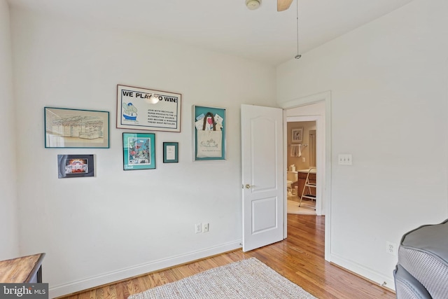 2714 Cabernet Ln, Annapolis, MD 21401 - bedroom with light wood-style flooring and baseboards