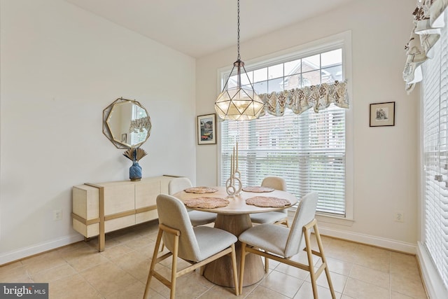 2714 Cabernet Ln, Annapolis, MD 21401 - dining room with baseboards and light tile patterned floors