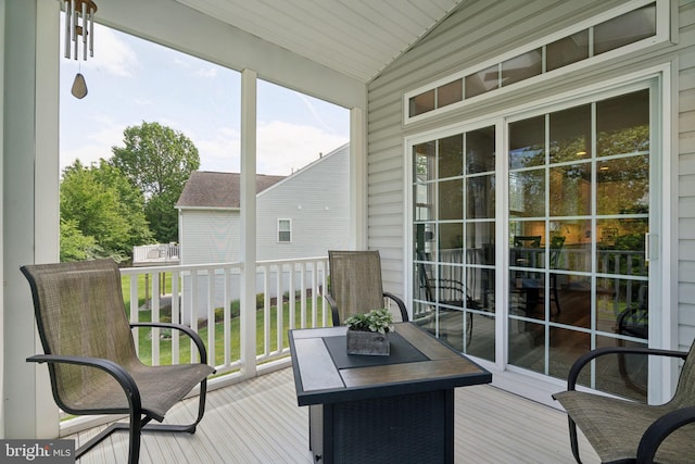 1723 Magnolia Ct, Garnet Valley, PA 19060 - sunroom / solarium with vaulted ceiling