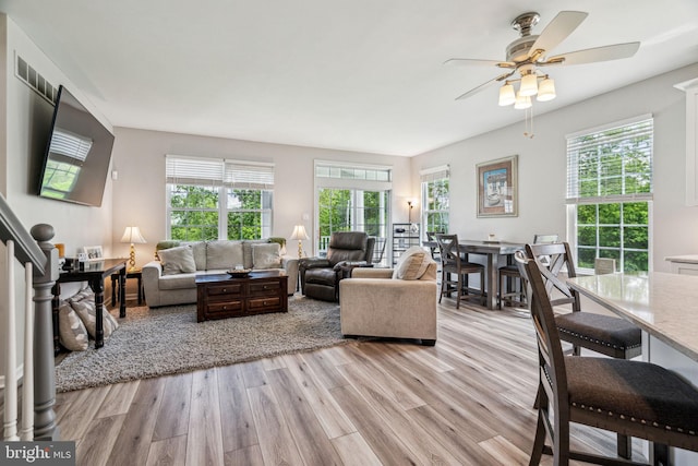 1723 Magnolia Ct, Garnet Valley, PA 19060 - living room with light wood finished floors and plenty of natural light