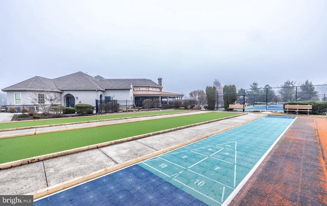 1723 Magnolia Ct, Garnet Valley, PA 19060 - view of home's community with a game area and shuffleboard