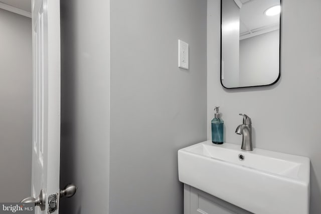 bathroom with a sink
