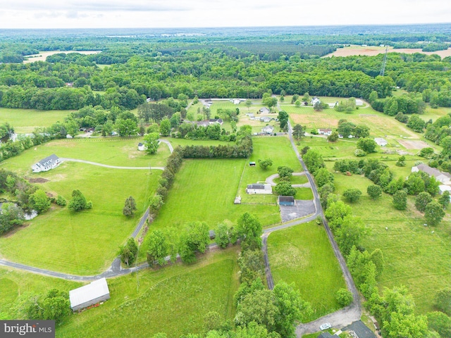 view of rural area