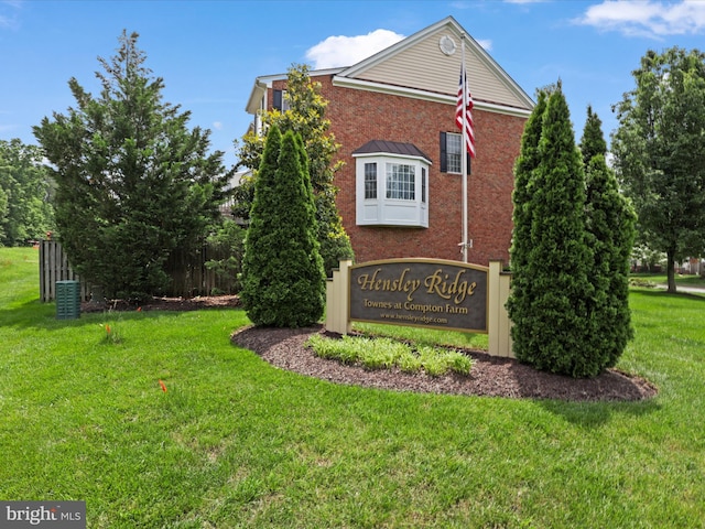 9757 Cheshire Ridge Cir, Manassas, VA 20110 - community sign with a yard