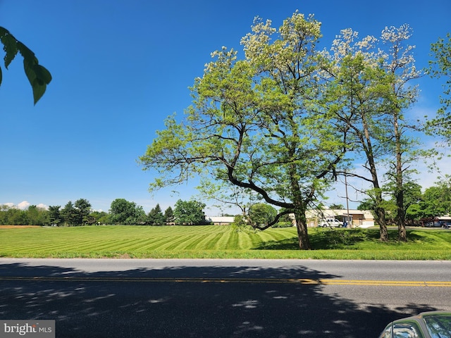 view of asphalt road