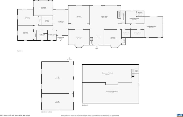 6670 Scottsville Rd, Scottsville, VA 24590 - property floor plan