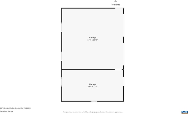 6670 Scottsville Rd, Scottsville, VA 24590 - room layout