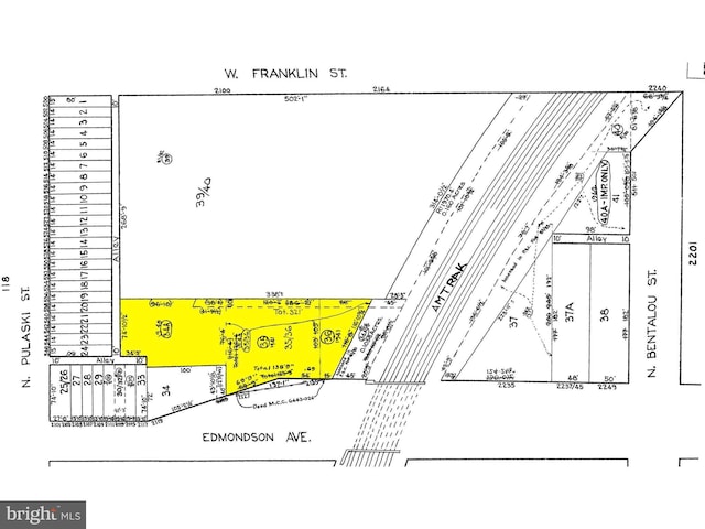 2127 Edmondson Ave, Baltimore, MD 21223 - parcel map