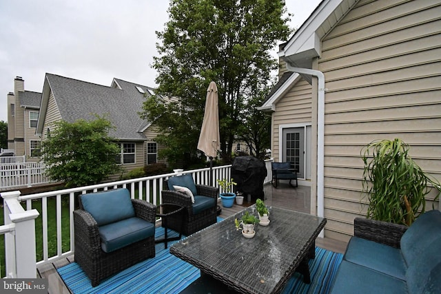 15 Eagle Rd, Phoenixville, PA 19460 - wooden terrace with an outdoor living space