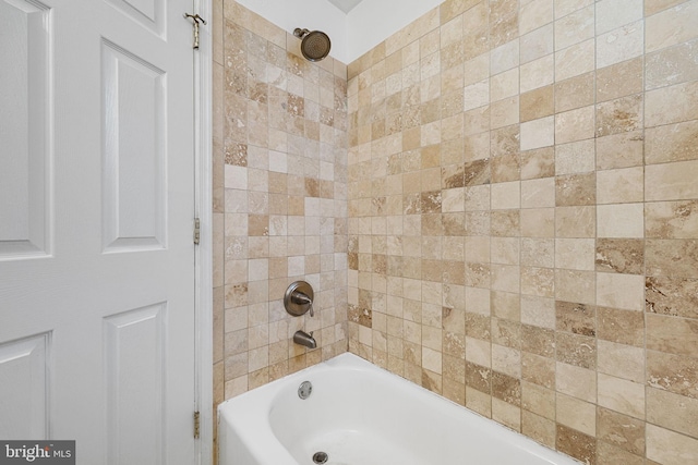 full bathroom with shower / bathtub combination