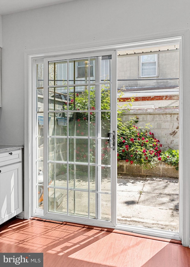 view of entryway