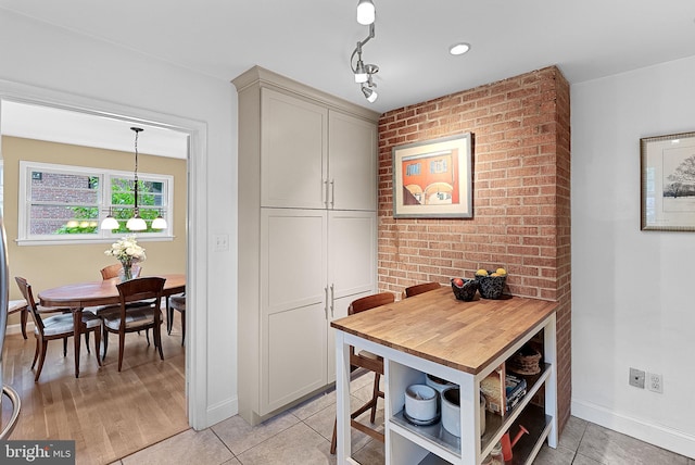 3608 Whispering Ln, Falls Church, VA 22041 - dining room featuring baseboards and light tile patterned floors