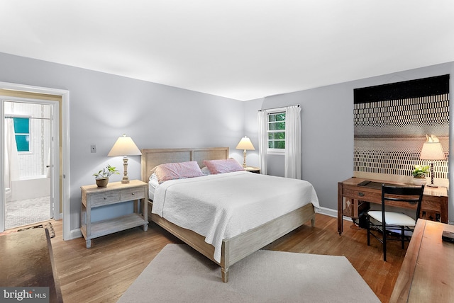 3608 Whispering Ln, Falls Church, VA 22041 - bedroom featuring wood finished floors and baseboards