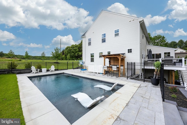 1051 Glen Hall Rd, Kennett Square, PA 19348 - view of swimming pool with a patio area and a wooden deck