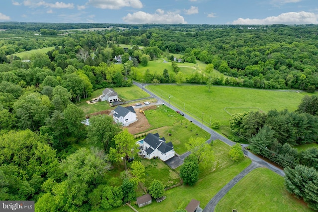 1051 Glen Hall Rd, Kennett Square, PA 19348 - overview of rural landscape featuring a heavily wooded area