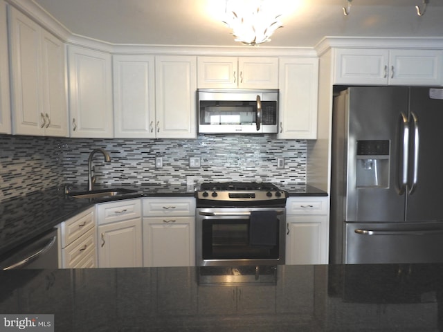 100 W Ave Unit 406S, Jenkintown, PA 19046 - kitchen with stainless steel appliances, a sink, and white cabinets