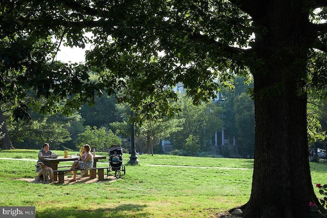 surrounding community featuring a yard