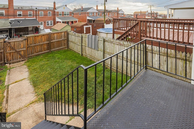 1637 Manor Rd, Dundalk, MD 21222 - view of yard with a residential view
