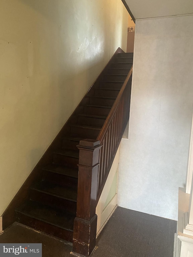 view of staircase